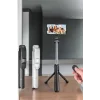 BUĞZ Selfie Çubuğu Tripod Kumandalı Telefon Tutucu Siyah - BUĞZ