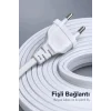 BUĞZ Şerit Aydınlatma 3 Metre Beyaz Gövdeli Kablolu Model - BUĞZ