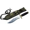 BUĞZ T.c. Standart Komando Bıçağı 30 Cm - Tırtıklı, Kamuflaj Kılıflı