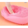 BUĞZ Süngerli Silikon Banyo Kesesi