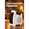 BUĞZ Termostatlı Fanlı Isıtıcı Çift Düğmeli Kontrol Tasarımı - BUĞZ