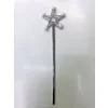 BUĞZ Yıldız Peri Asası Sihirli Değnek Beyaz Ponponlu
