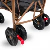 Comfymax Tam Yatar Baston Bebek Arabası – Dark Red