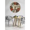 Kol Saati Retro Tasarımlı Duvar Saati 40x40cm