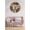 Kol Saati Retro Tasarımlı Duvar Saati 40x40cm