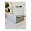 Oyuncak 5 Adet Gri Çok Amaçlı Dolap Içi Çamaşır Oyuncak Düzenleyici Kapaklı Baza Altı Kutu Hurç 50x40x19 Cm