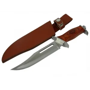 BUĞZ 111 Rambo Bıçağı 32 Cm - Ahşap Metal Saplı, Perçinli