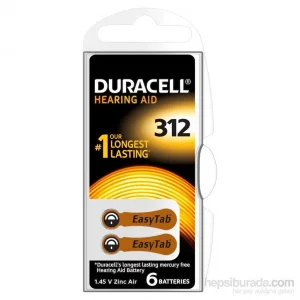BUĞZ 312 Numara 6 Lı İşitme Cihazı Pili