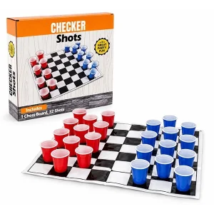 BUĞZ 32 Shot Bardaklı Dama Oyunu Seti Alk5347