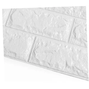 BUĞZ 3D Tuğla Desenli Kendinden Yapışkanlı Duvar Paneli 58x38 cm