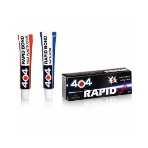 BUĞZ 404 Plastik Çelik Rapid Bond Hızlı Yapıştırıcı 16gr - Şeffaf
