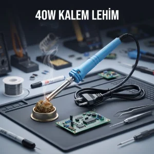 BUĞZ 40W Kalem Lehim Makinesi - Elektrikli - Mavi Renk