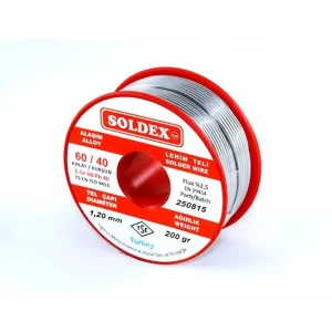 BUĞZ 60-40 Lehim Teli 200 Gr 1 Mm - Sn:60 / Pb:40