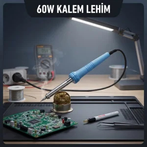 BUĞZ 60W Kalem Lehim Makinesi - Elektrikli - Mavi Renk