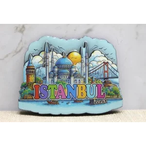 BUĞZ Ahşap İstanbul Temalı Magnet Alk4360