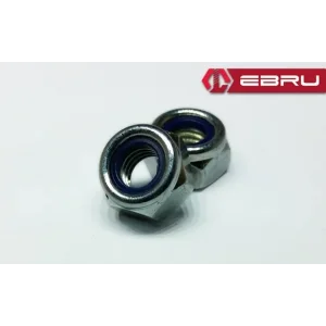 BUĞZ Altıköşe Fiberli Somun M6 - 100 Adet