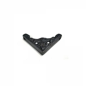 BUĞZ Antika Tarz Dekoratif Pirinç Köşe Süsü - 58x58 Mm, Oksit