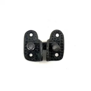 BUĞZ Antika Tarz Dekoratif Pirinç Mini Kapak Mandalı - 40x45 Mm, Oksit