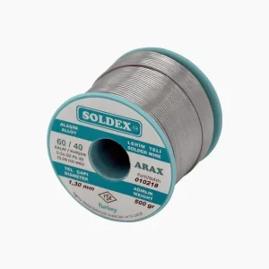 BUĞZ Arax 60-40 Lehim Teli 500 Gr 1 Mm - Sn:60 / Pb:40