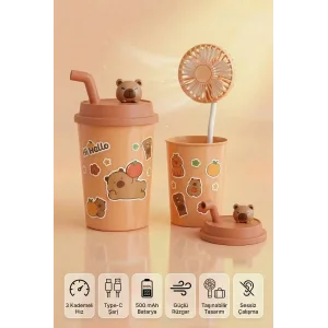 BUĞZ Bardak Model Mini Ayıcıklı Fan