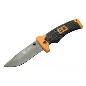 BUĞZ Bear Grylls 113 Turuncu Kamp Çakı 21cm - Manuel, Kemerlikli