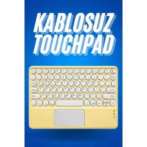 BUĞZ Bluetooth Touchpad Klavye Ultra İnce Taşınabilir Q Klavye Yeni Nesil - BUĞZ