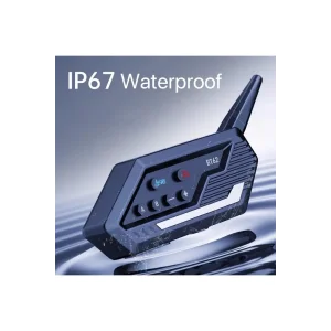 BUĞZ Bt62 Motosiklet Kask Kulaklığı Bluetooth Intercom 2 Intercom Bağlantılı
