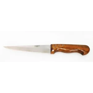 BUĞZ Bursa İnce Sivri Kasap Bıçağı No:3, 17 Cm - Ahşap Sap
