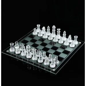 BUĞZ Cam Satranç Seti Oyunu Alk2544