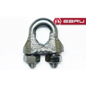 BUĞZ Çelik Halat Bağlama, Düğüm, Klemens 13 Mm - 2 Adet