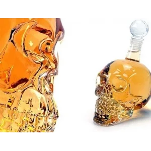 BUĞZ Crystal Head Kuru Kafa Cam Şişe 350 Ml