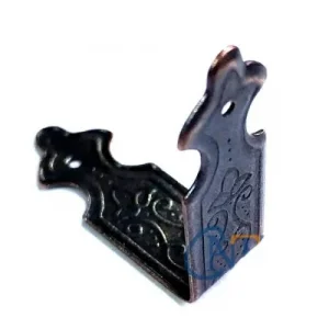 BUĞZ Dekoratif Sandık, Kutu Kenarı, 11x32mm, Eskitme, 100 Adet
