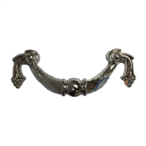 BUĞZ Dekoratif Zamak Üzümlü Kulp - 64mm, Nikel, 1 Adet