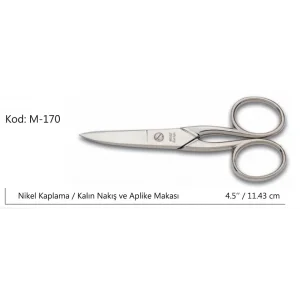 BUĞZ Europe Kalın Nakış Makası Süper Kalite No:4.5 11,43 Cm