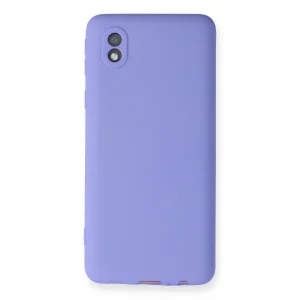BUĞZ Galaxy A01 Core Kılıf First Silikon - Lila