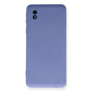 BUĞZ Galaxy A01 Core Kılıf Nano İçi Kadife Silikon - Lila