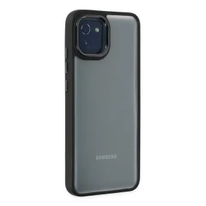 BUĞZ Galaxy A03 Kılıf Dora Kapak - Siyah