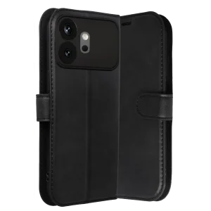 BUĞZ Huawei Honor 600 Trend S Plus Kapaklı Kılıf - Siyah