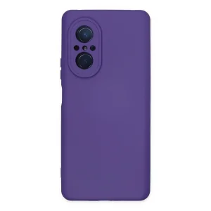 BUĞZ Huawei Nova 9 Se Kılıf Nano İçi Kadife Silikon - Mor