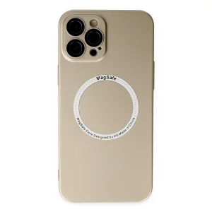 BUĞZ İphone 12 Pro Kılıf Jack Magneticsafe Lens Silikon - Gold