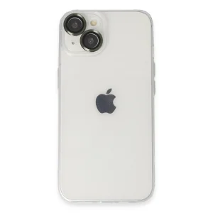 BUĞZ İphone 14 Kılıf Luko Lens Silikon - Yeşil