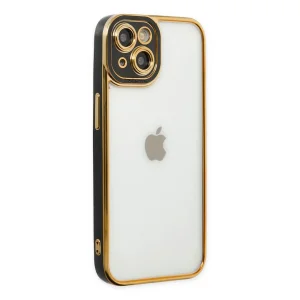 BUĞZ İphone 14 Plus Kılıf Liva Lens Silikon - Siyah