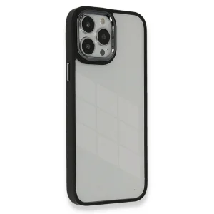 BUĞZ İphone 14 Pro Kılıf Dora Kapak - Siyah