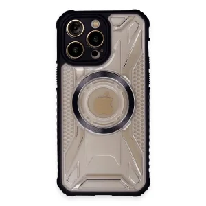 BUĞZ İphone 14 Pro Max Kılıf Prag Magneticsafe Kapak - Siyah