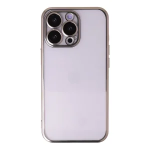 BUĞZ İphone 14 Pro Max Kılıf Razer Lensli Silikon - Gold