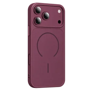 BUĞZ İphone 18 Pro Azus Magsafe Kapak - Bordo