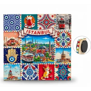 BUĞZ İstanbul Temalı Polyester Magnet Alk5867
