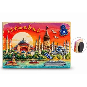 BUĞZ İstanbul Temalı Polyester Magnet Alk5875