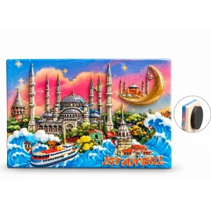BUĞZ İstanbul Temalı Polyester Magnet Alk5877