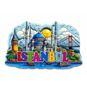 BUĞZ İstanbul Temalı Silikon Buzdolapı Süsü Magnet Alk5374